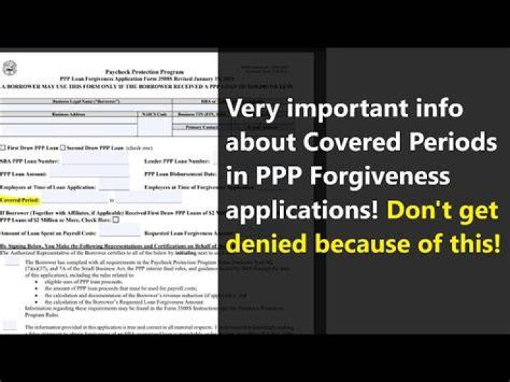 For ppp loan forgiveness what is the covered period?